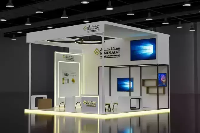 booth 6x6 open 3 side 