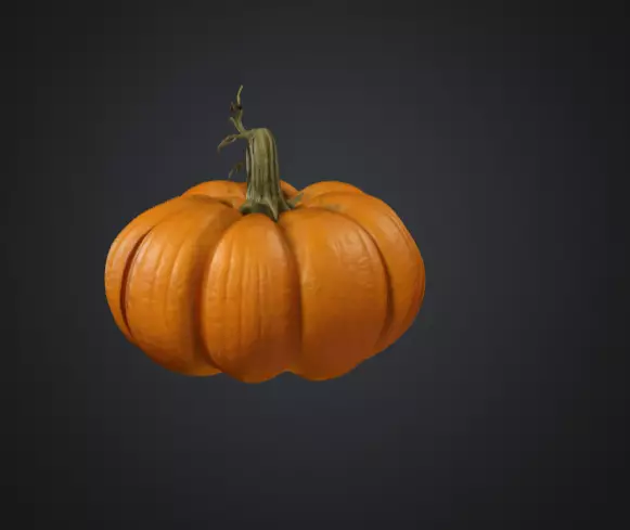 Realistic Pumpkin 3D Model 3D model_0