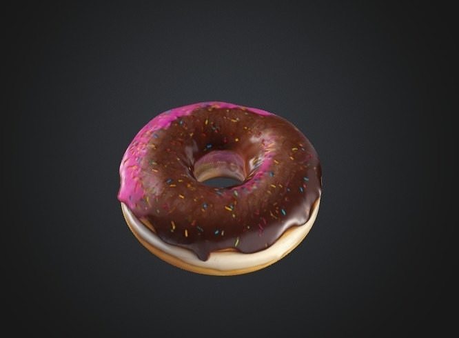 Realistic Donut 3D Model 3D model