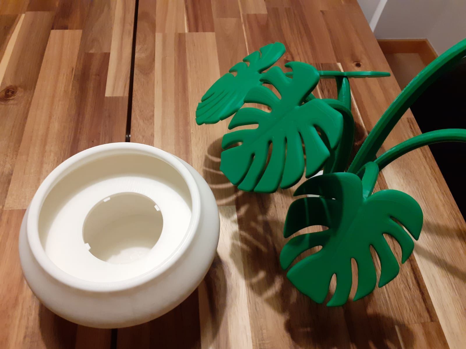 Monstera plant for 3Dprint 3D model_5