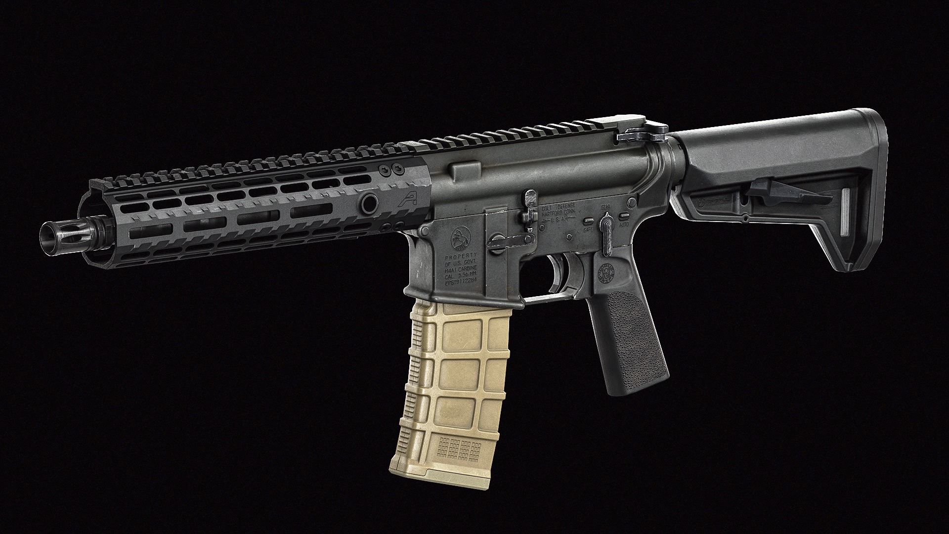 Magpul PMag 30 Magazine Low-poly 3D model_5