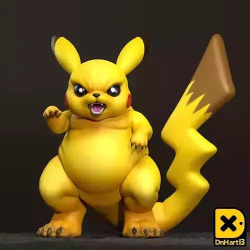 PikaZilla LR 3D print model