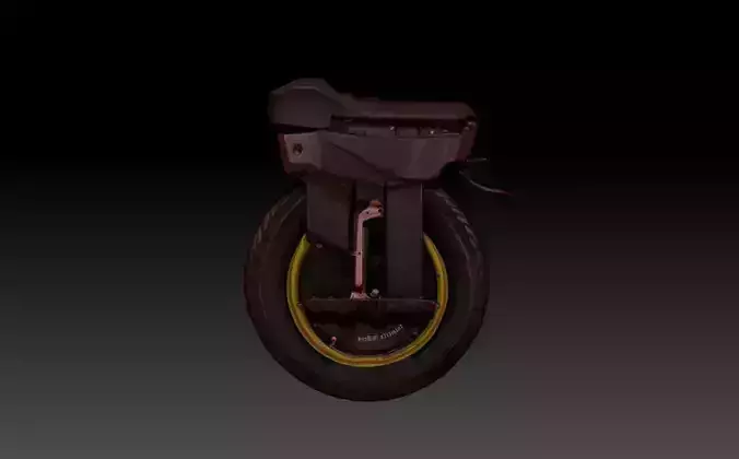Electric Unicycle 3D Model 3D print model