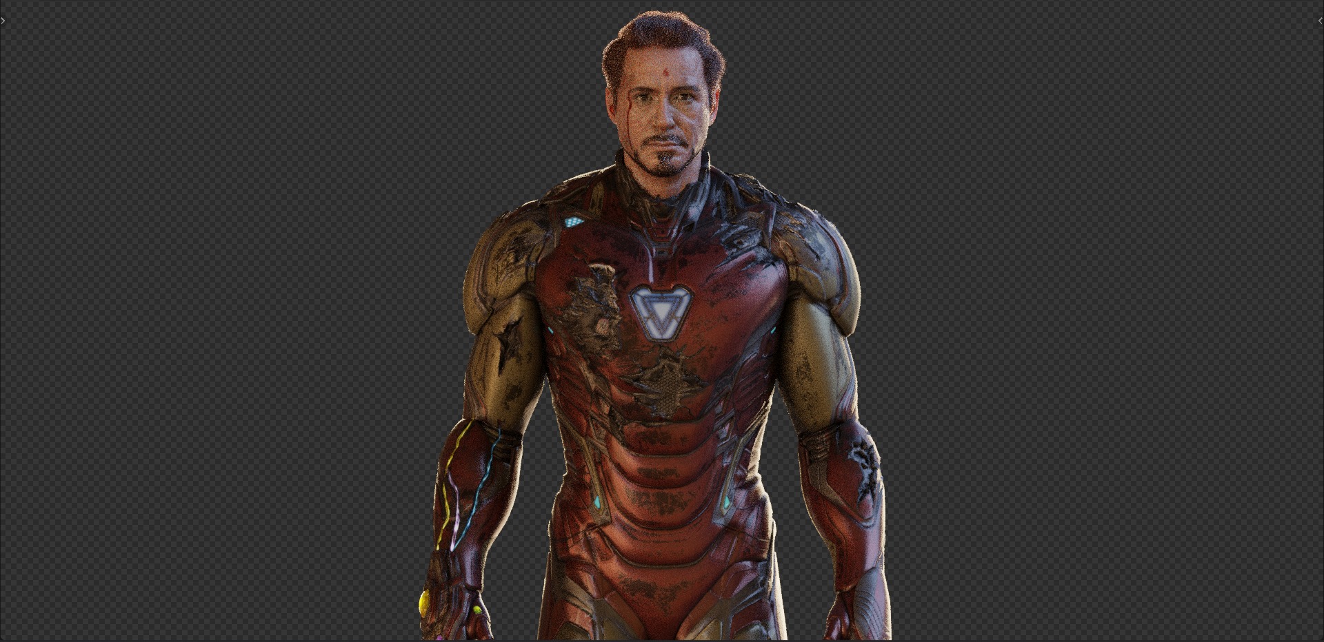 Iron Man - Tony Stark - Mark 85 from Avengers Endgame 3D model_13