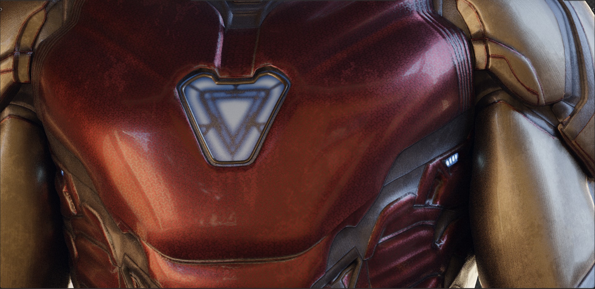 Iron Man - Tony Stark - Mark 85 from Avengers Endgame 3D model_25