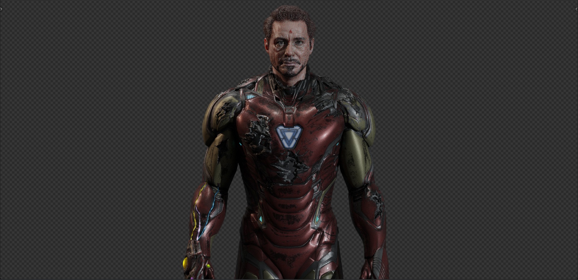 Iron Man - Tony Stark - Mark 85 from Avengers Endgame 3D model_2