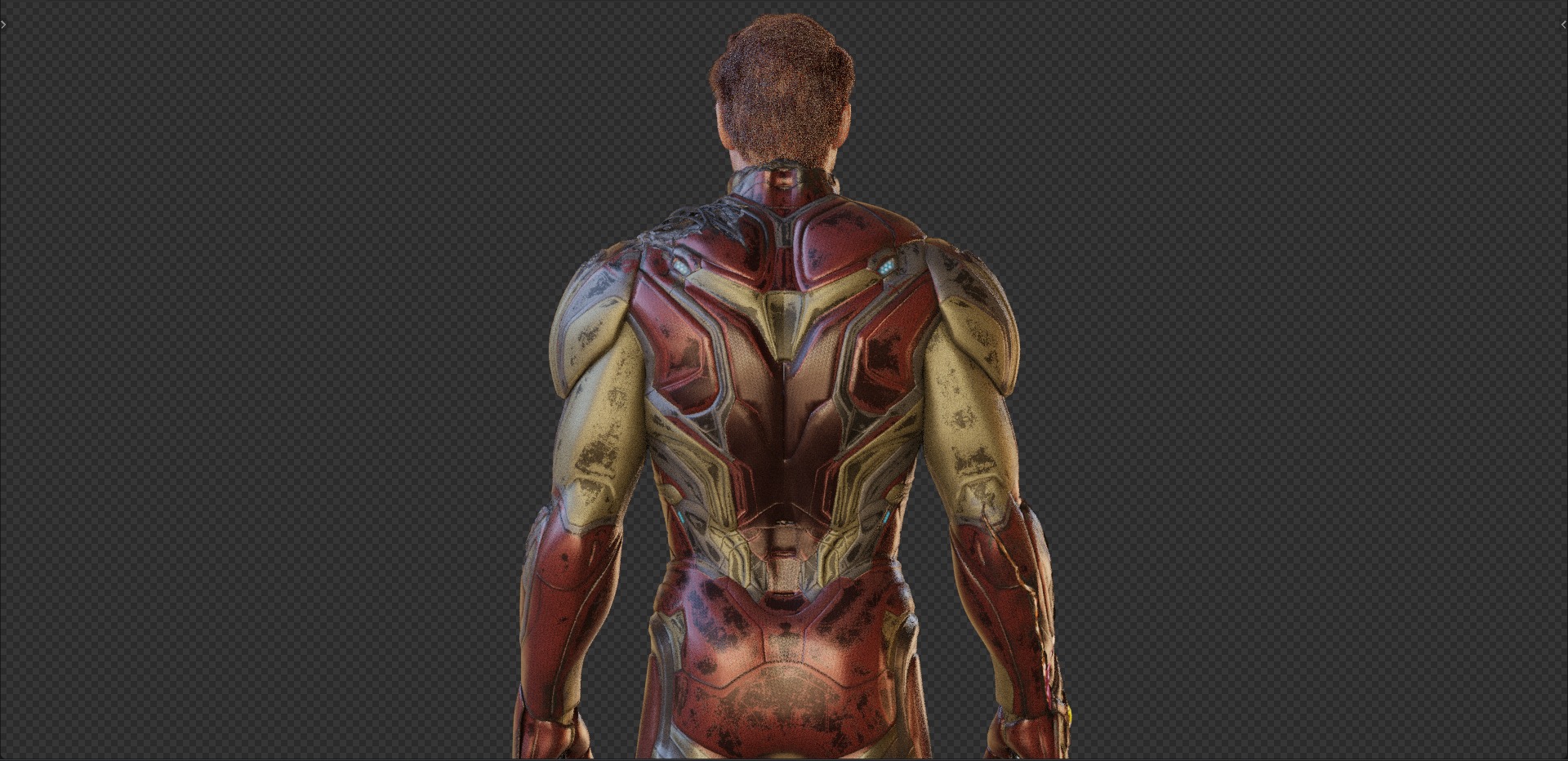 Iron Man - Tony Stark - Mark 85 from Avengers Endgame 3D model_14
