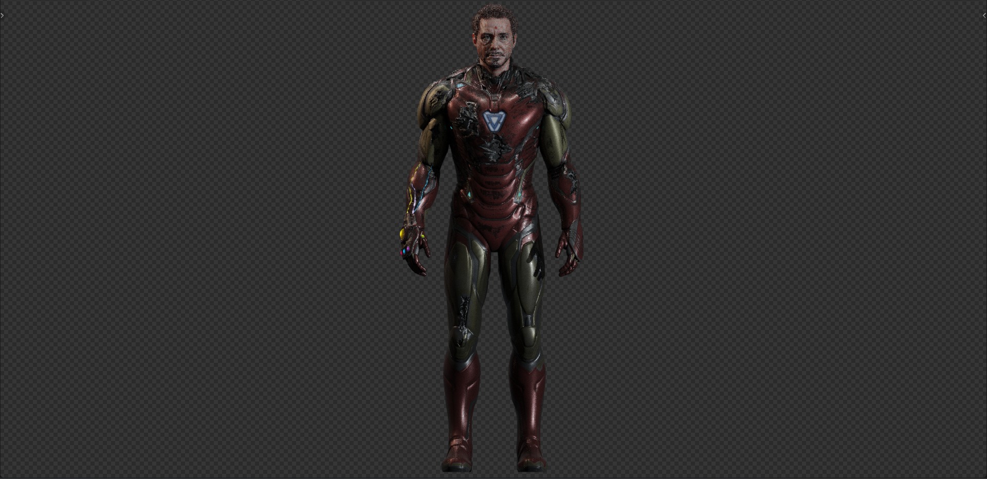 Iron Man - Tony Stark - Mark 85 from Avengers Endgame 3D model_19