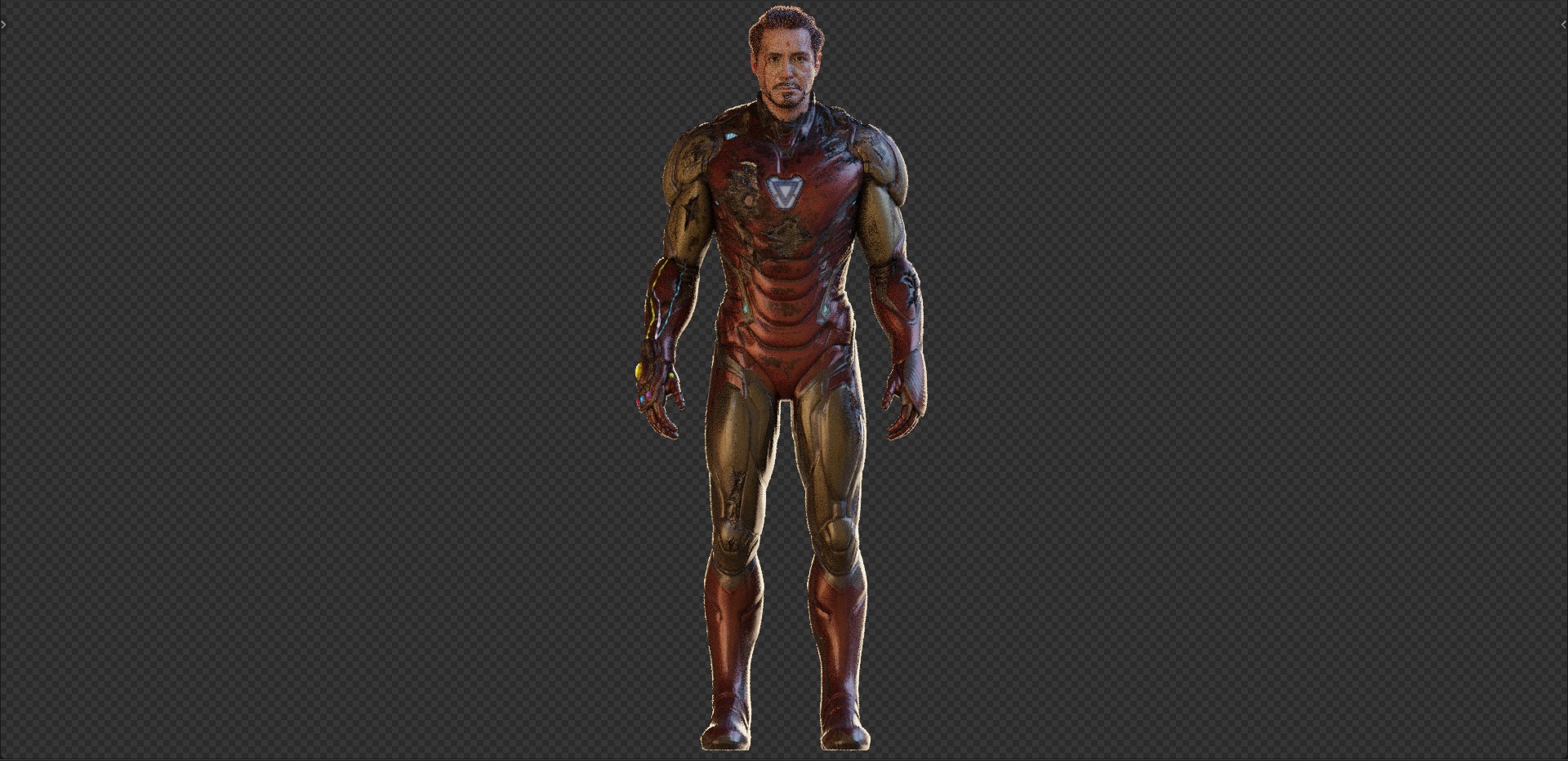 Iron Man - Tony Stark - Mark 85 from Avengers Endgame 3D model_17