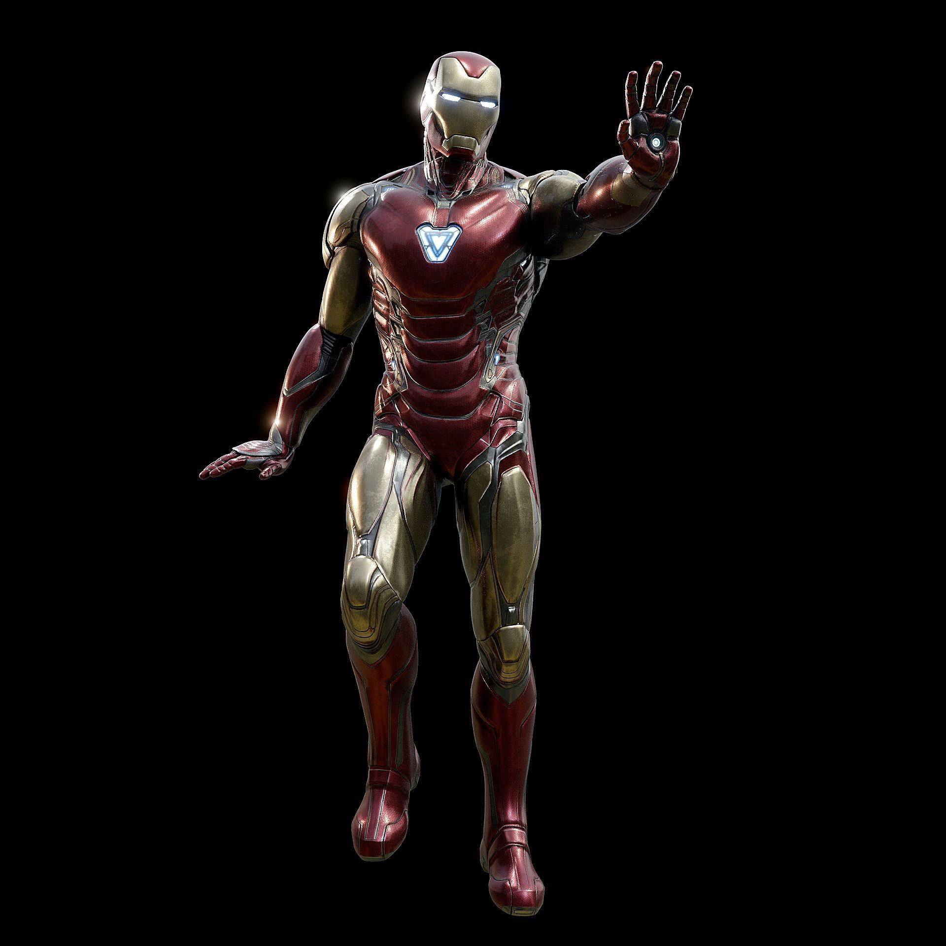 Iron Man - Tony Stark - Mark 85 from Avengers Endgame 3D model_3