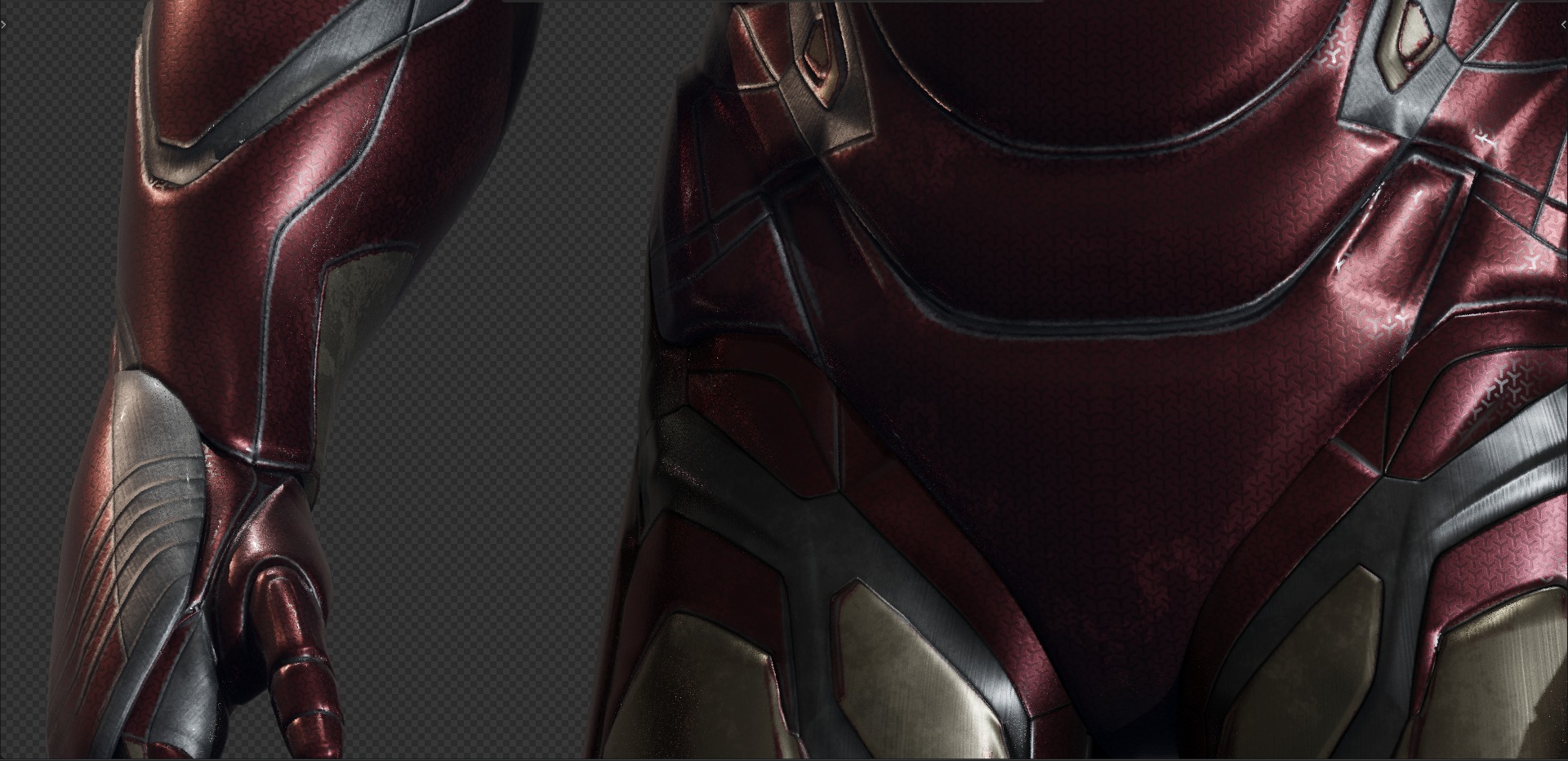 Iron Man - Tony Stark - Mark 85 from Avengers Endgame 3D model_28