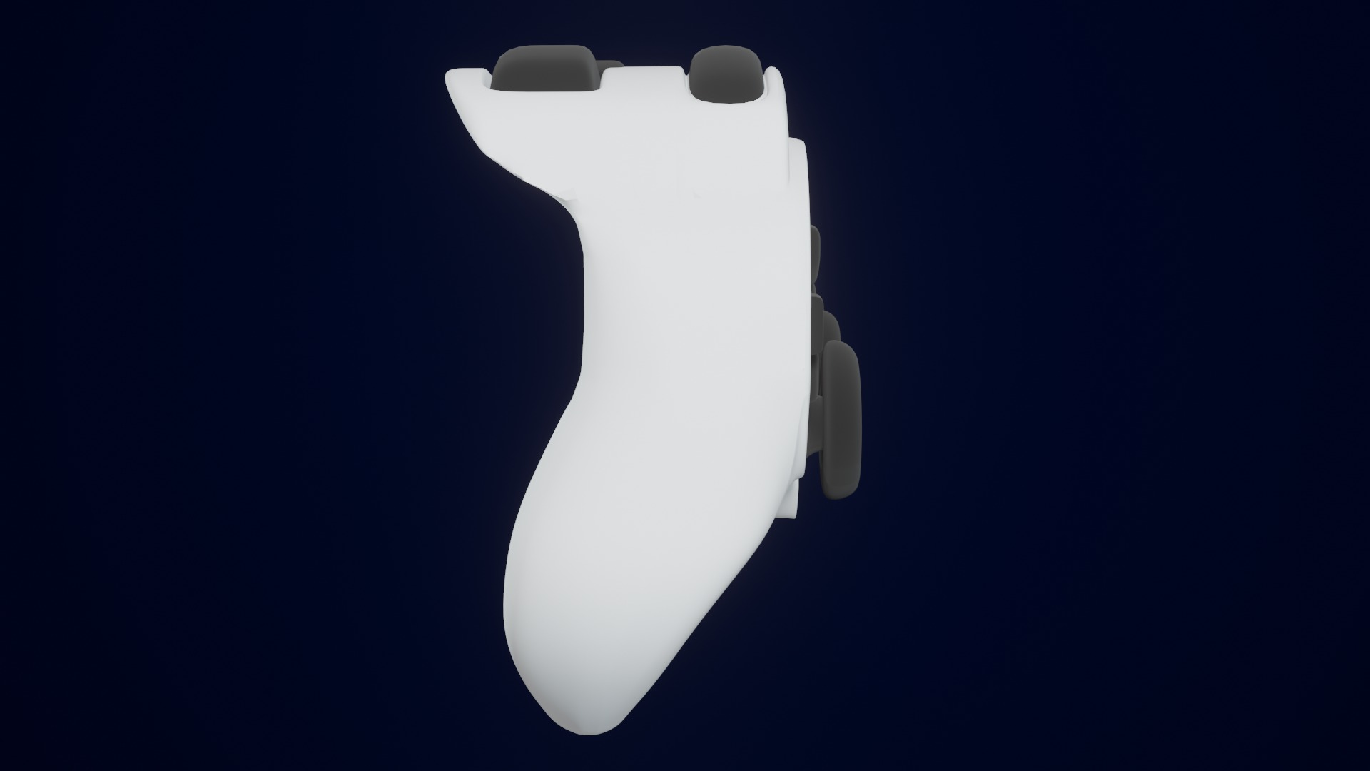 Game Controller Wireless Joystick Low-poly 3D model_5