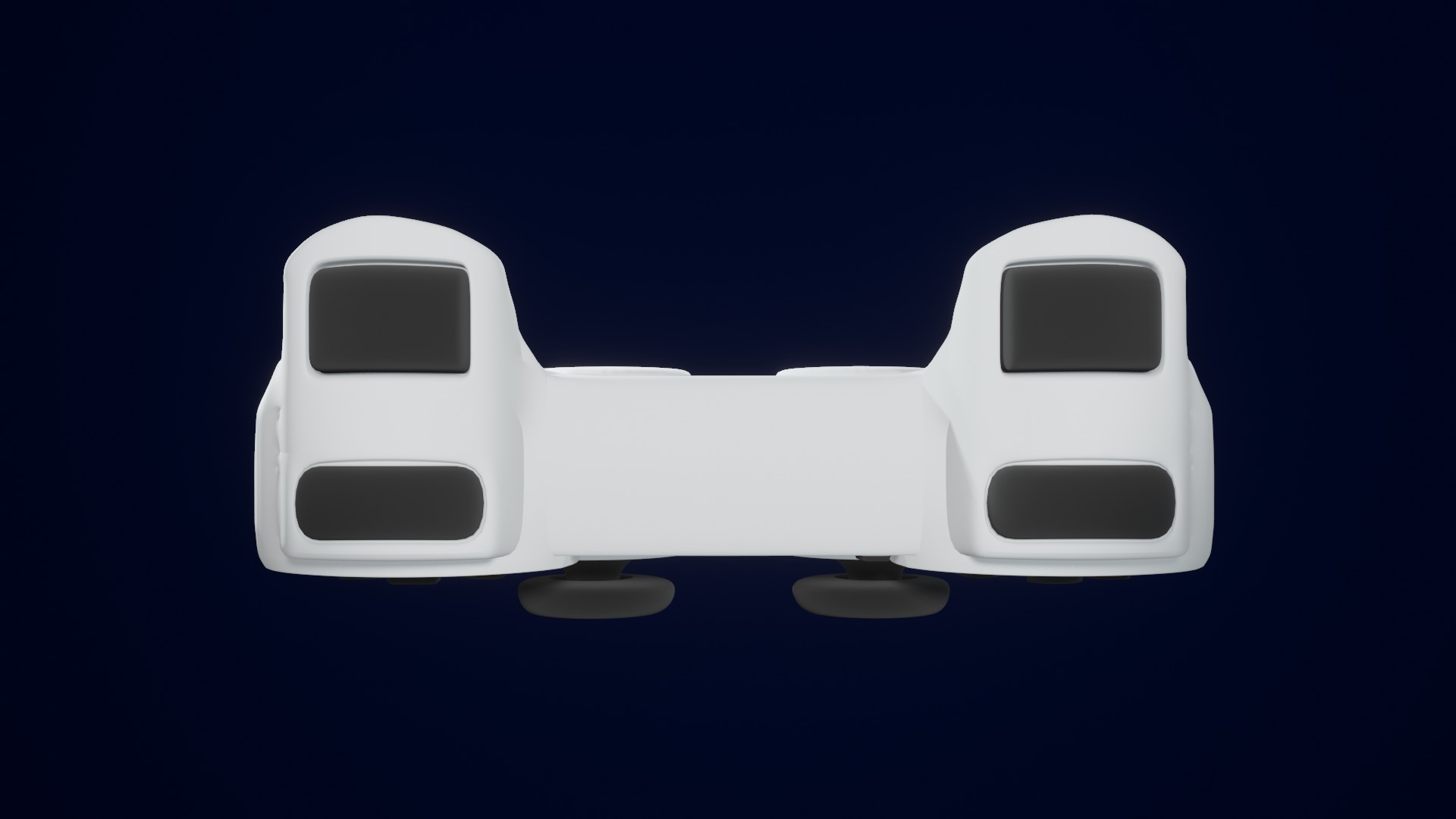 Game Controller Wireless Joystick Low-poly 3D model_4