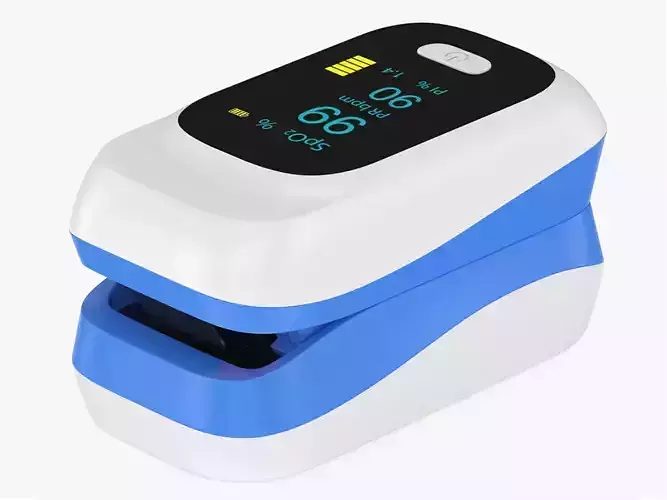 Medical Pulse Oximeter 3D model