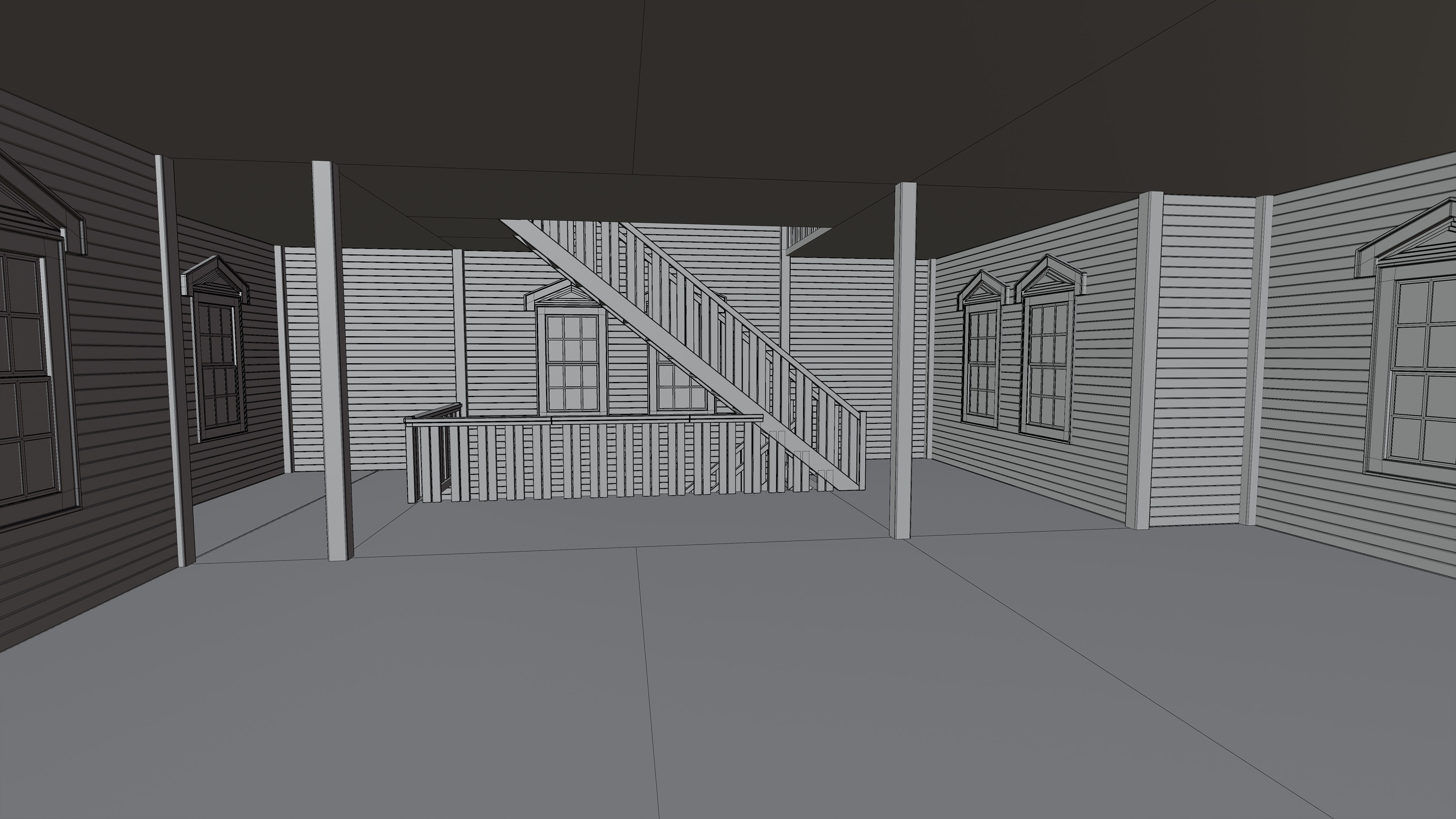 Old Abandoned House 5 3D model_15