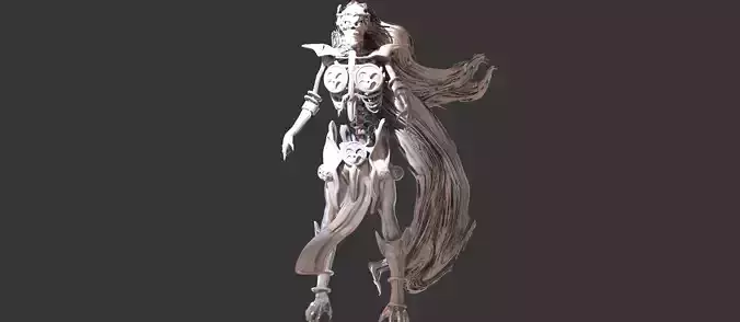 Macabra skeleton sculpture 