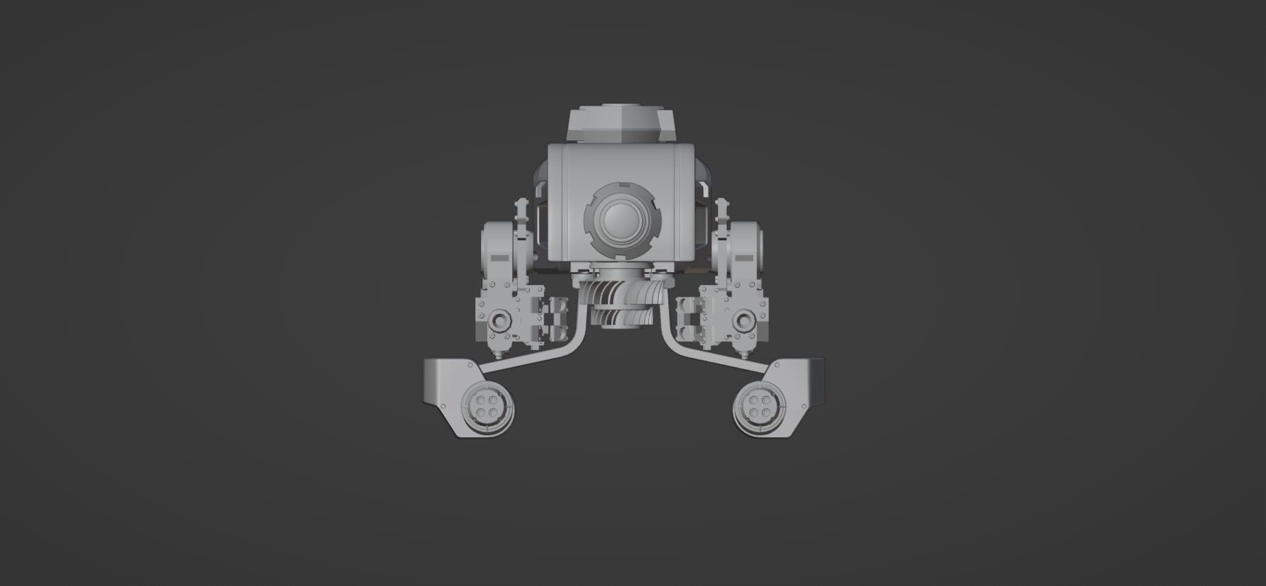 Sci-Fi Drone - 2 - Untextured 3D model_20
