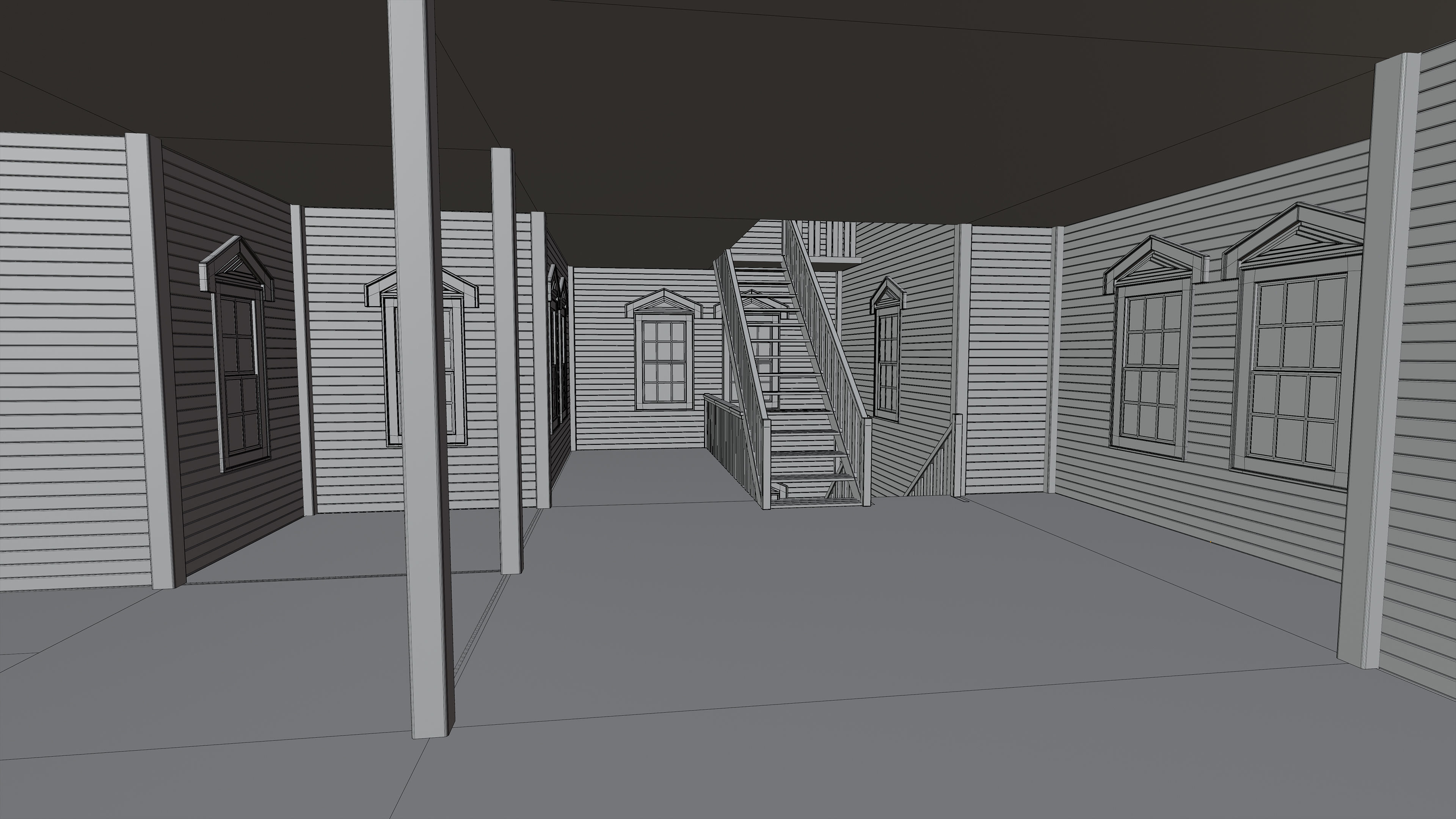 Old Abandoned House 6 3D model_15