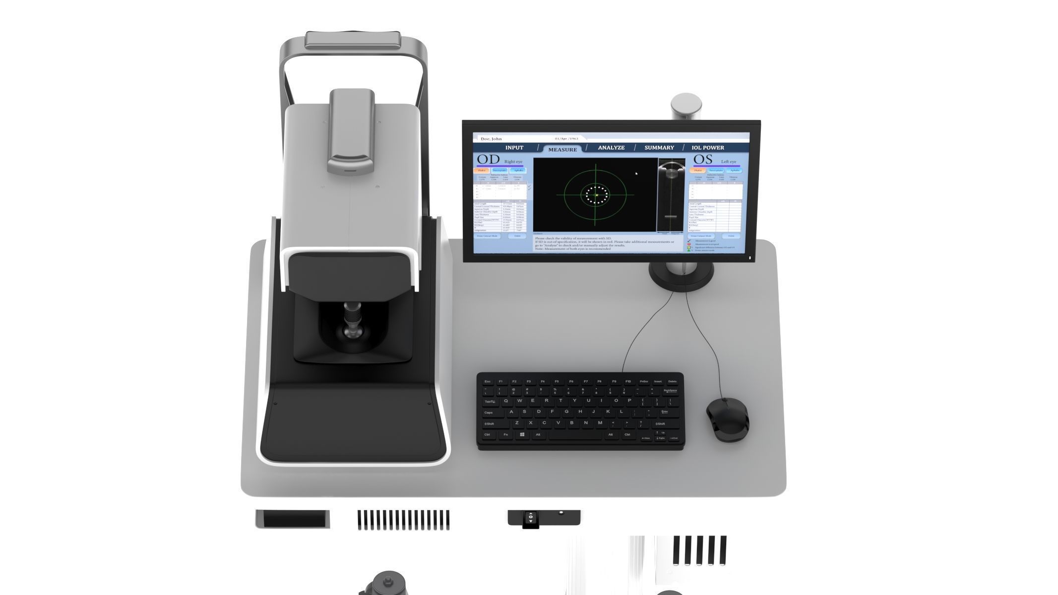 Medical SS-OCT Biometer 3D model_19