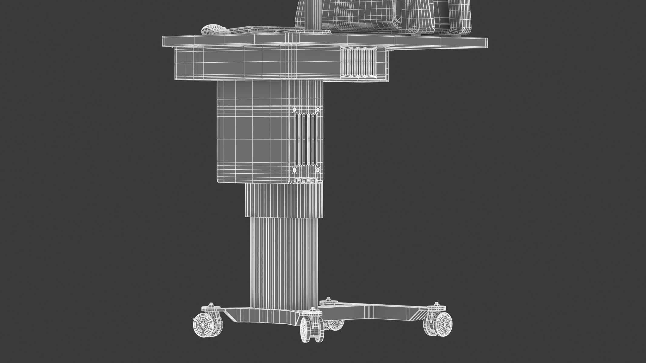 Medical SS-OCT Biometer 3D model_36