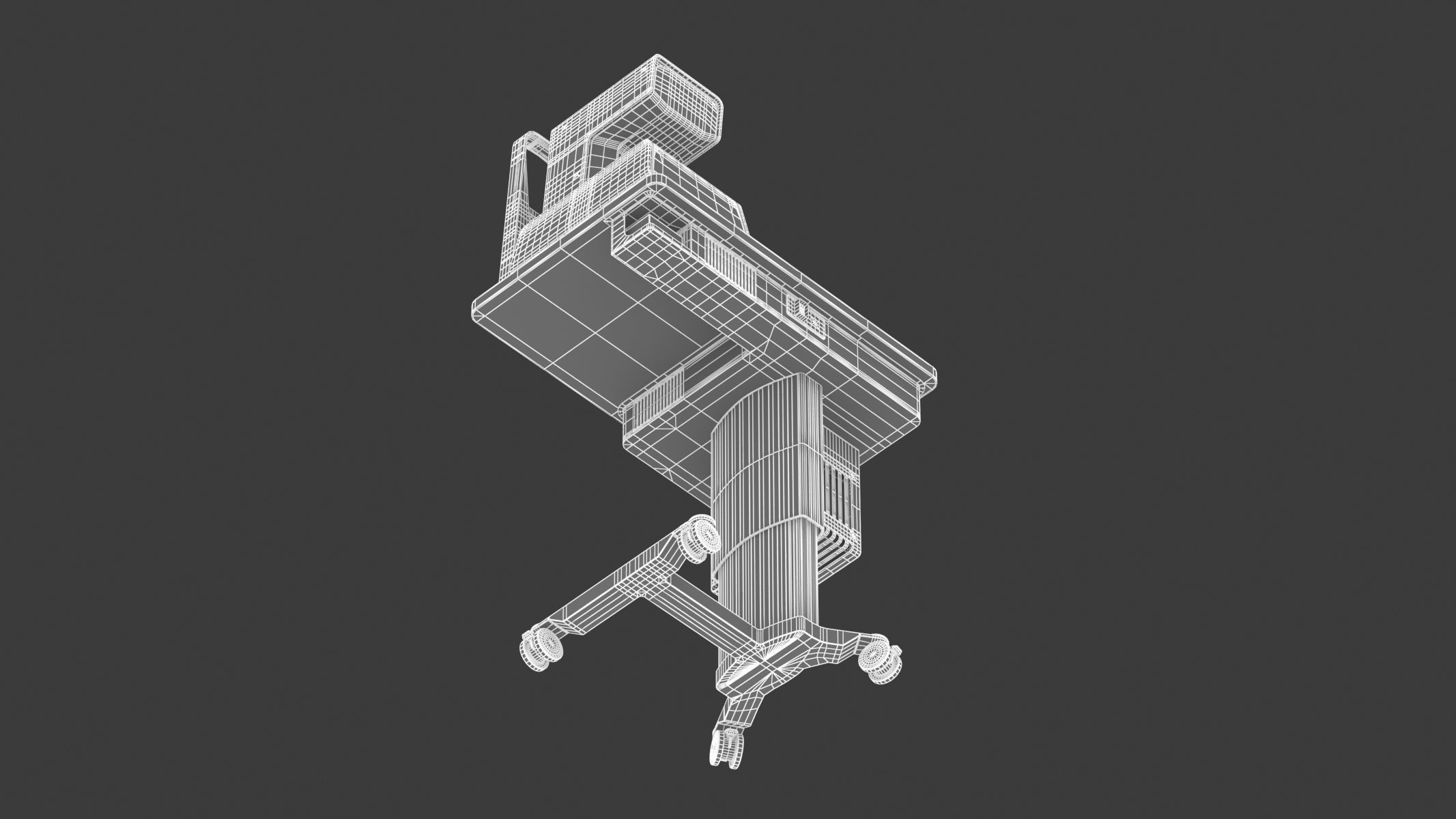Medical SS-OCT Biometer 3D model_30
