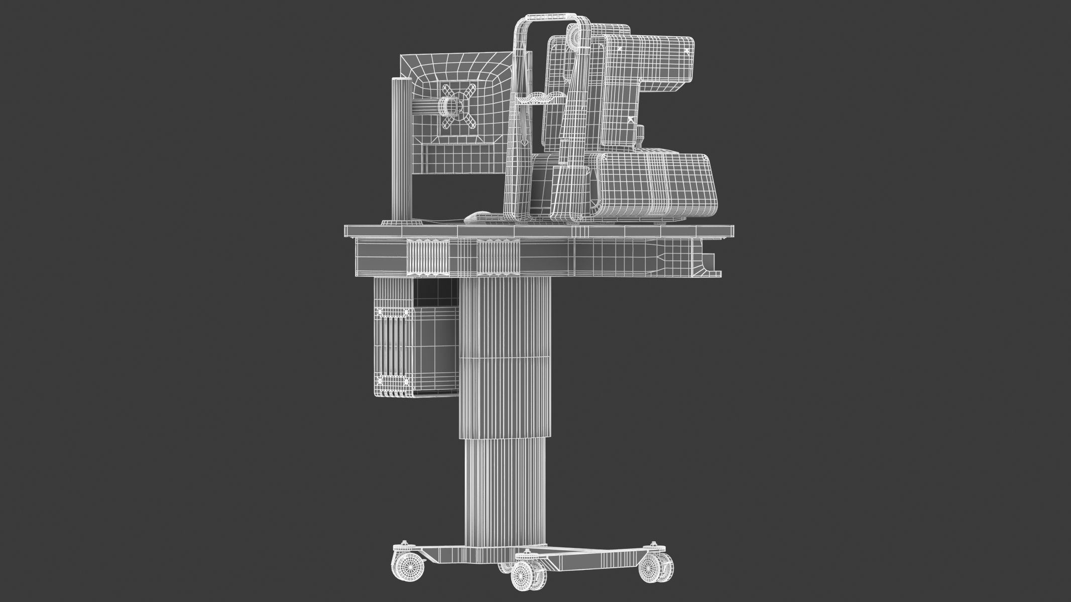 Medical SS-OCT Biometer 3D model_24