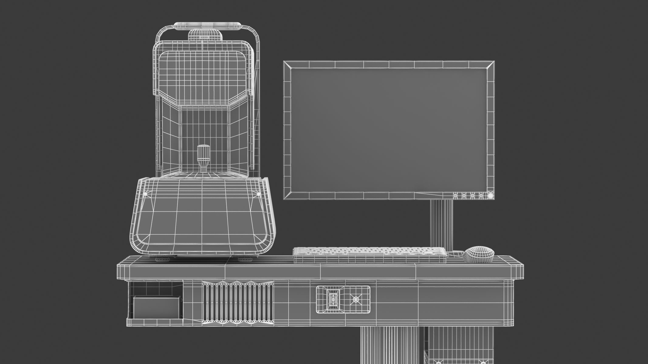 Medical SS-OCT Biometer 3D model_31
