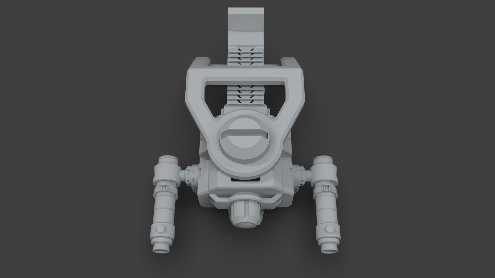 Sci-Fi Drone - 5 - Untextured 3D model_3
