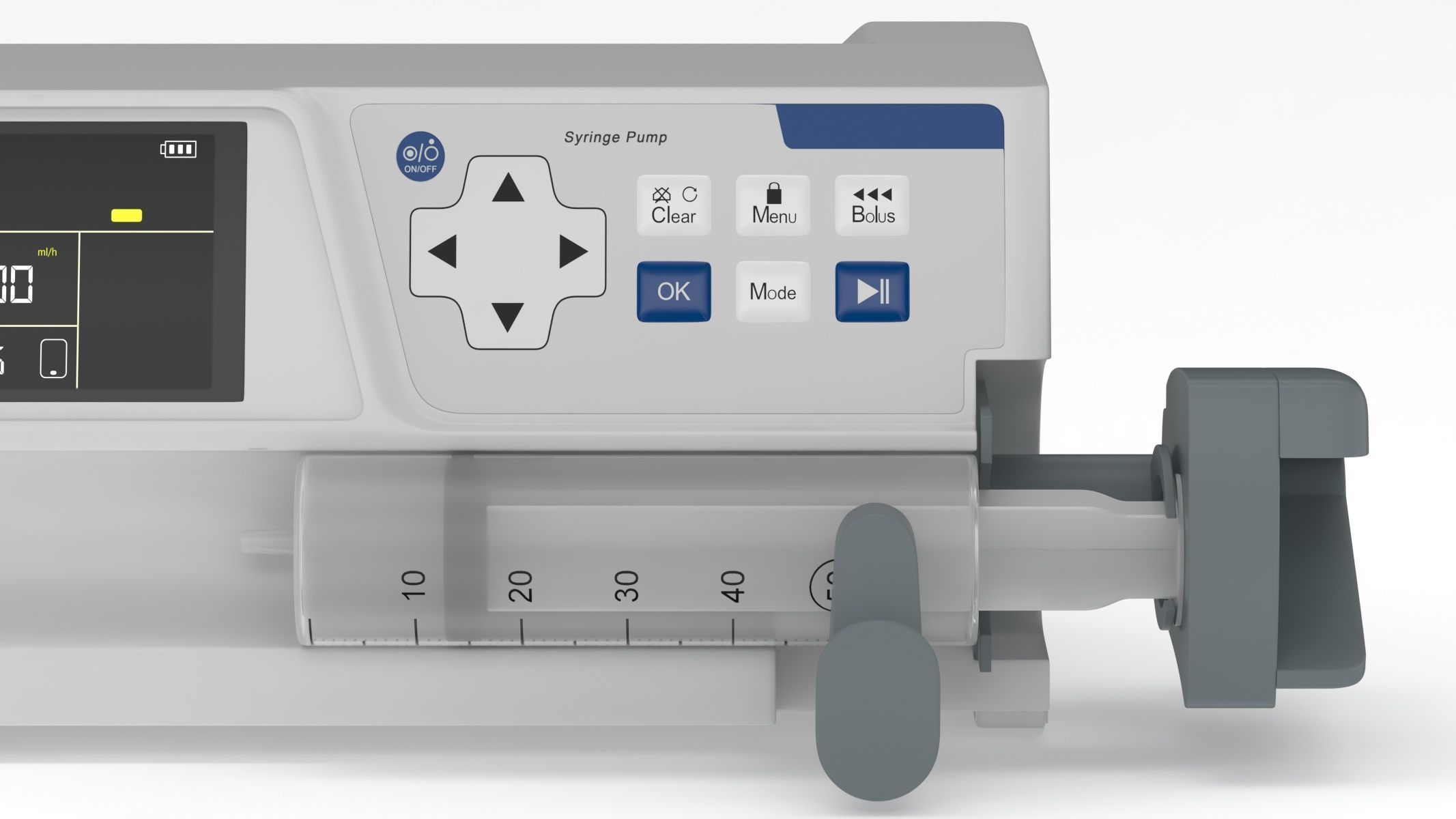 Medical Syringe Pump 3D model_11