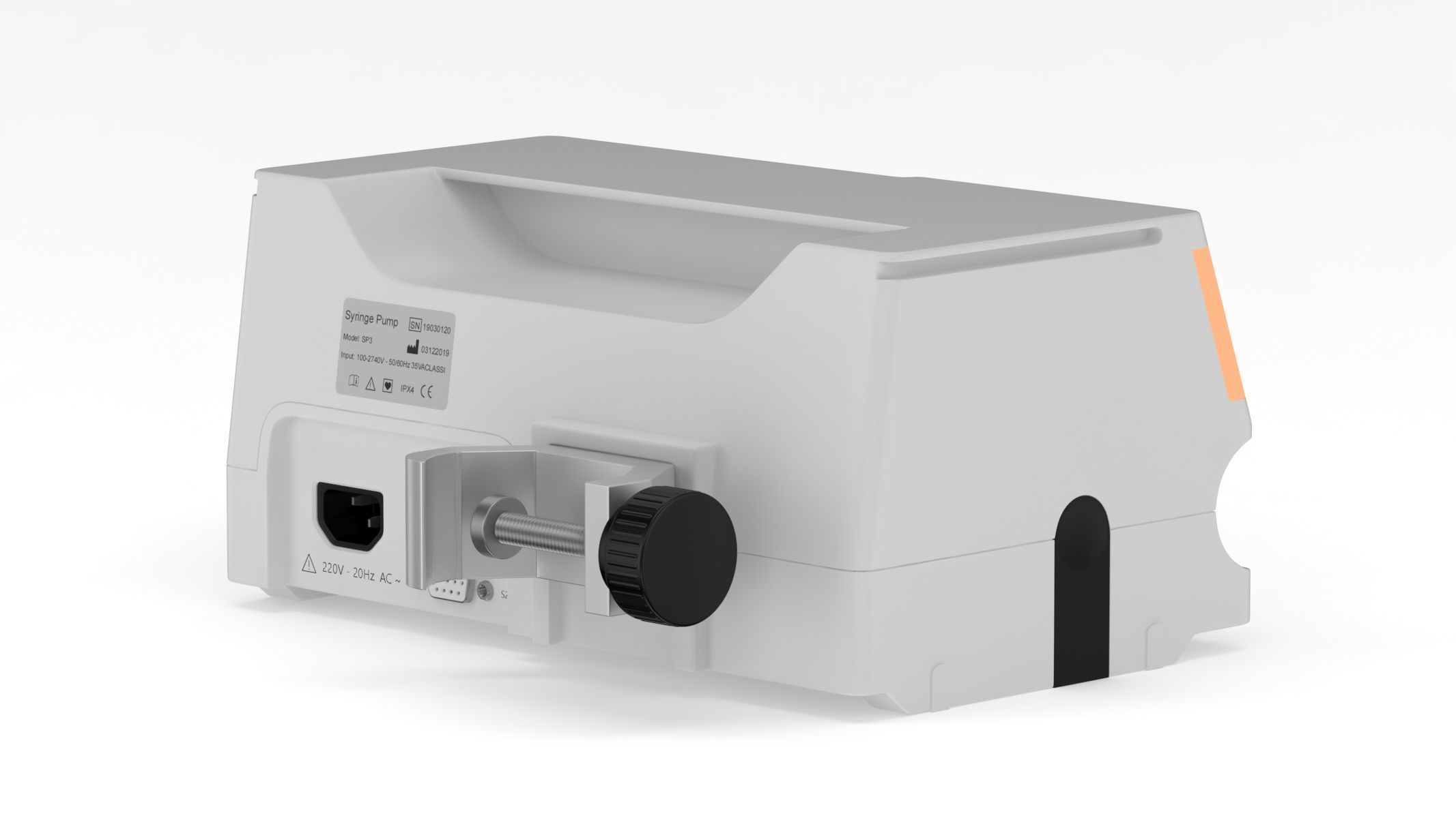 Medical Syringe Pump 3D model_4