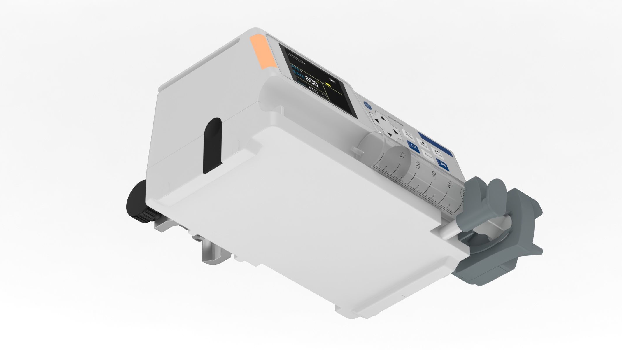 Medical Syringe Pump 3D model_10