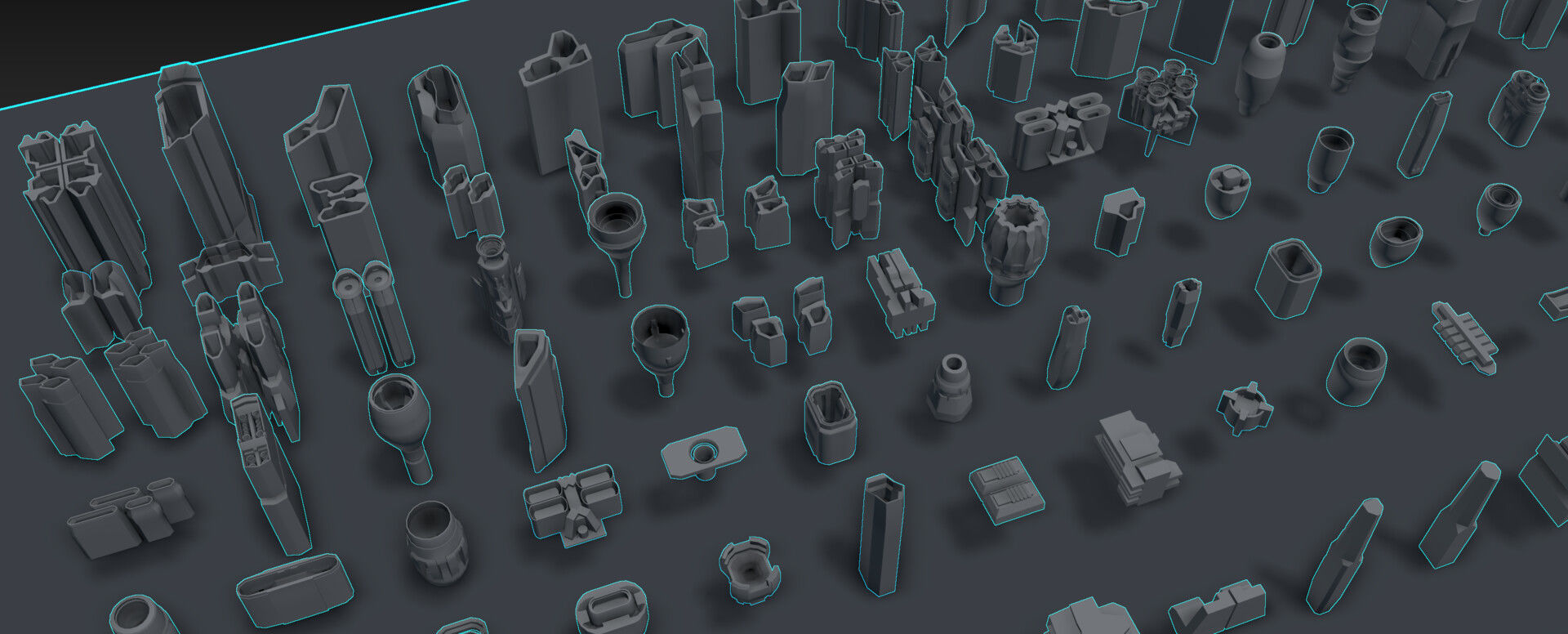 thrusters set 1 3D model_5