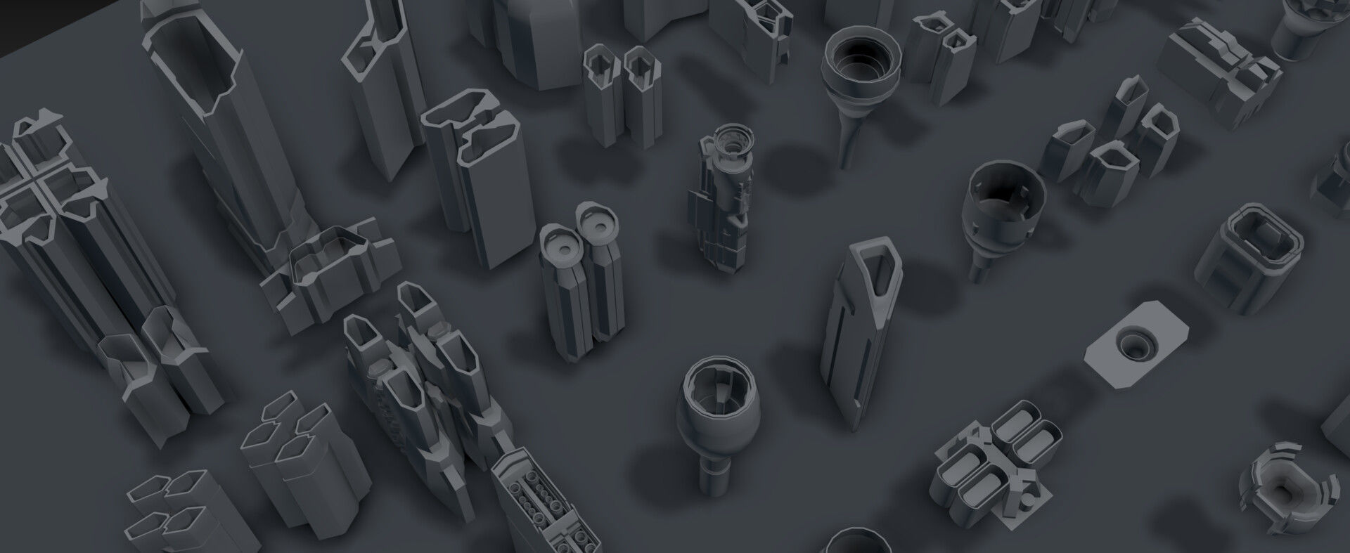 thrusters set 1 3D model_6