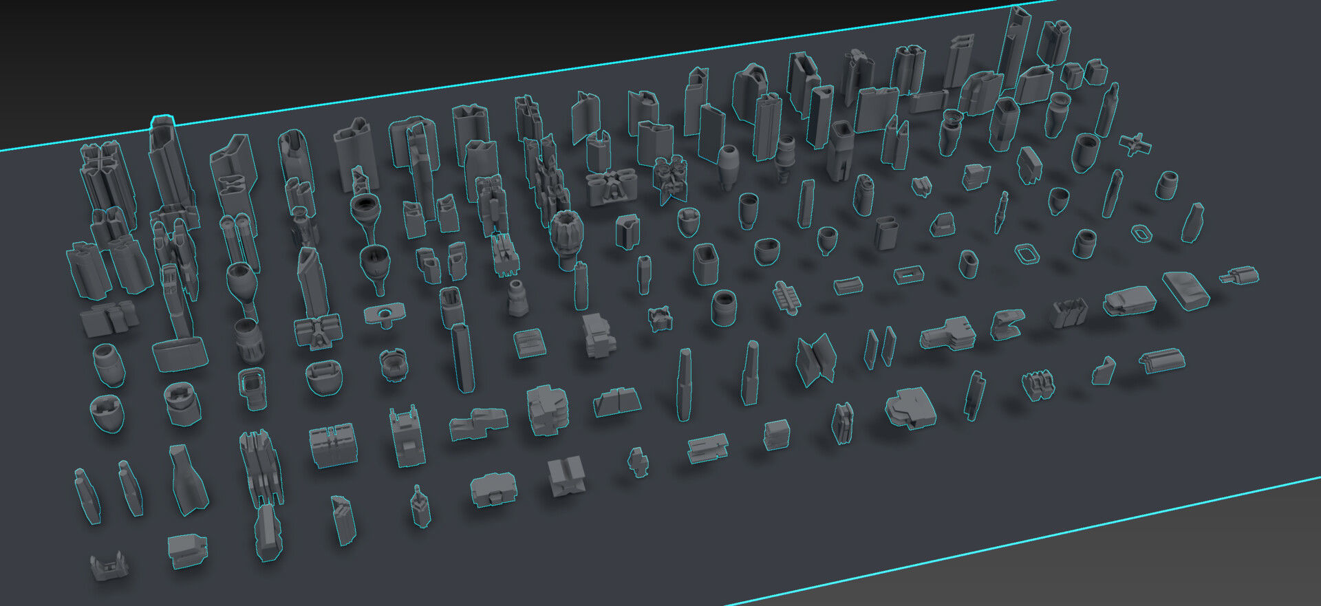 thrusters set 1 3D model_2