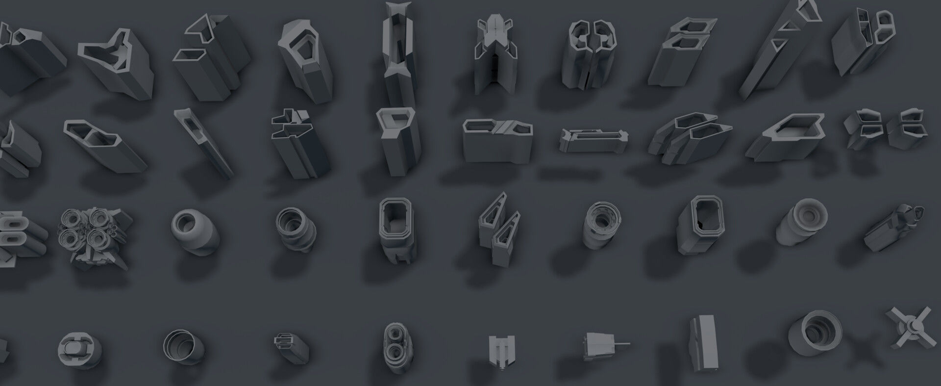 thrusters set 1 3D model_7