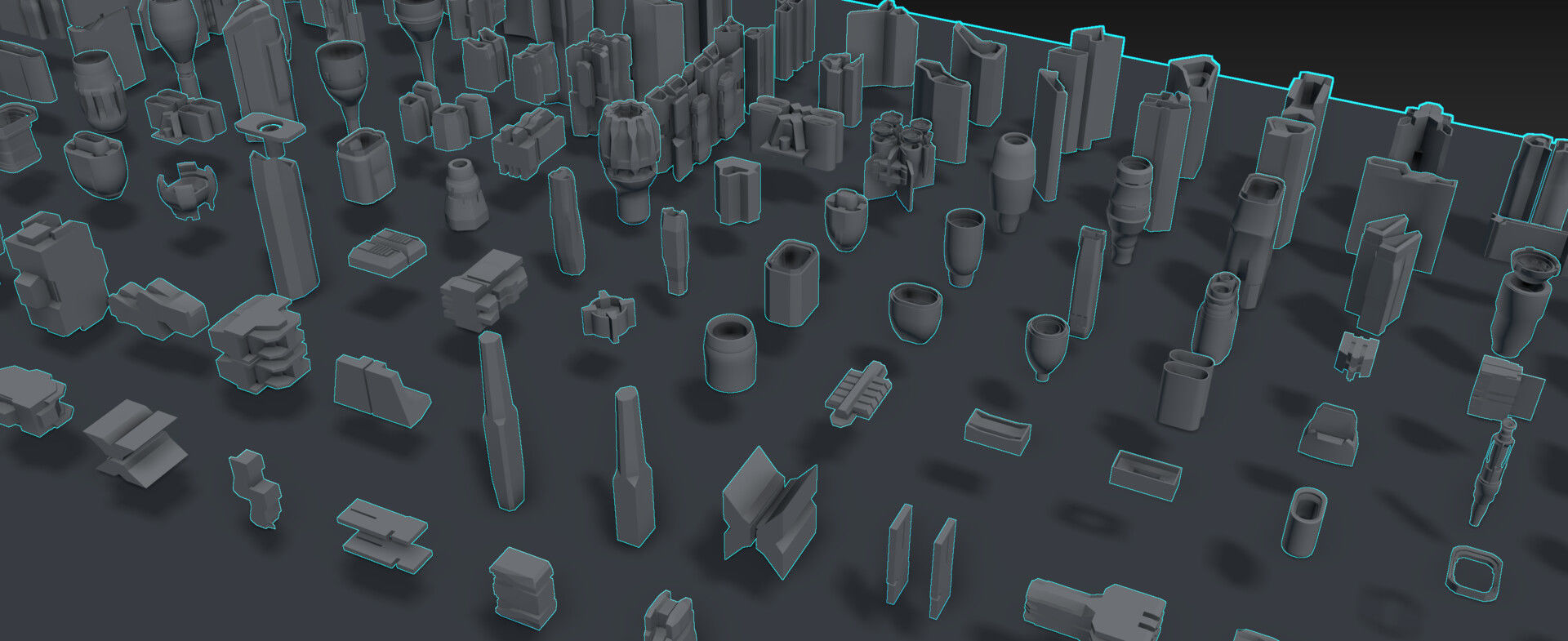 thrusters set 1 3D model_3