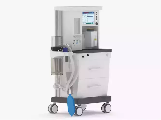 Medical Ventilator Anesthesia 3D model