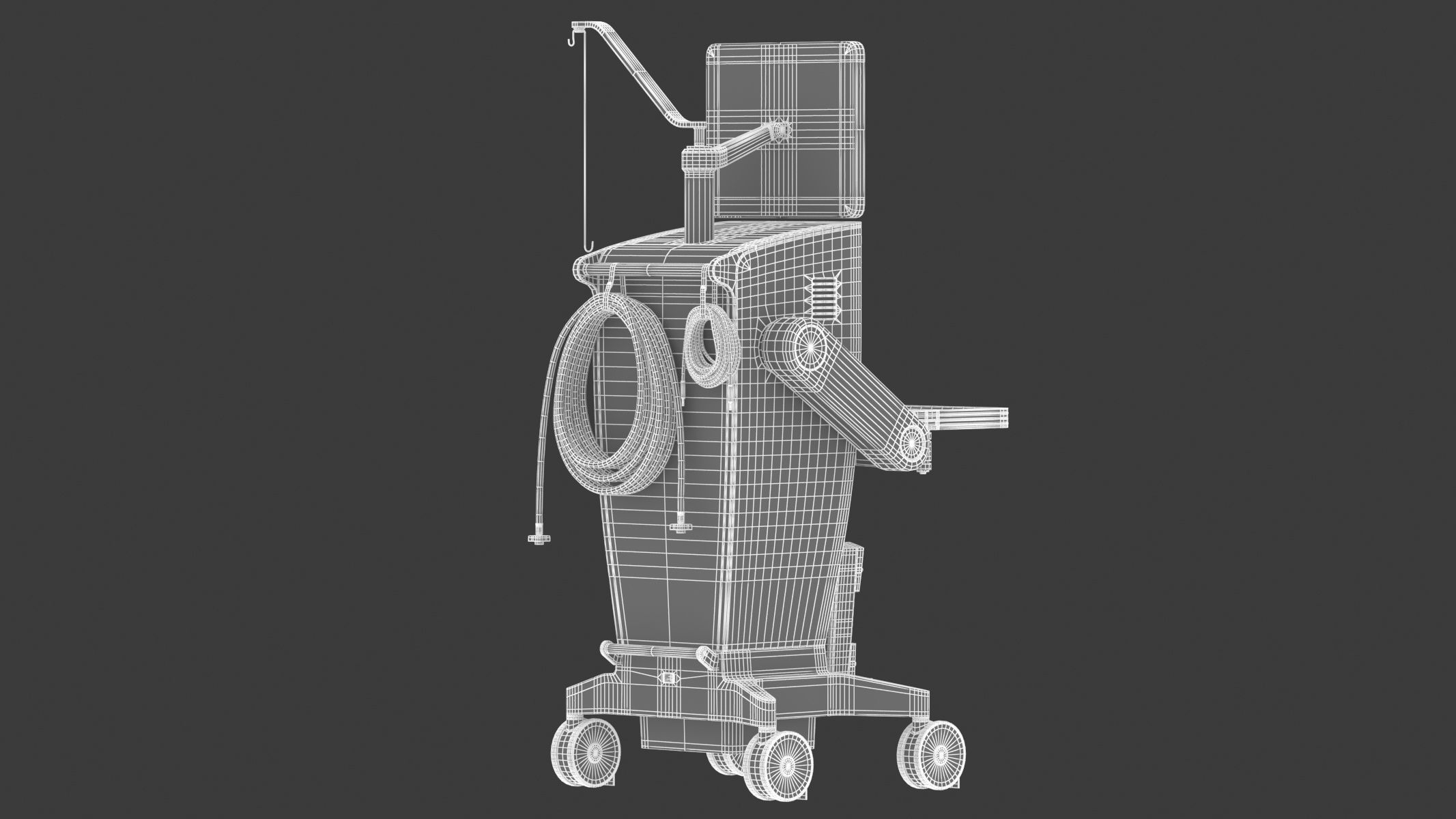 Medical Vitrectomy System 3D model_24