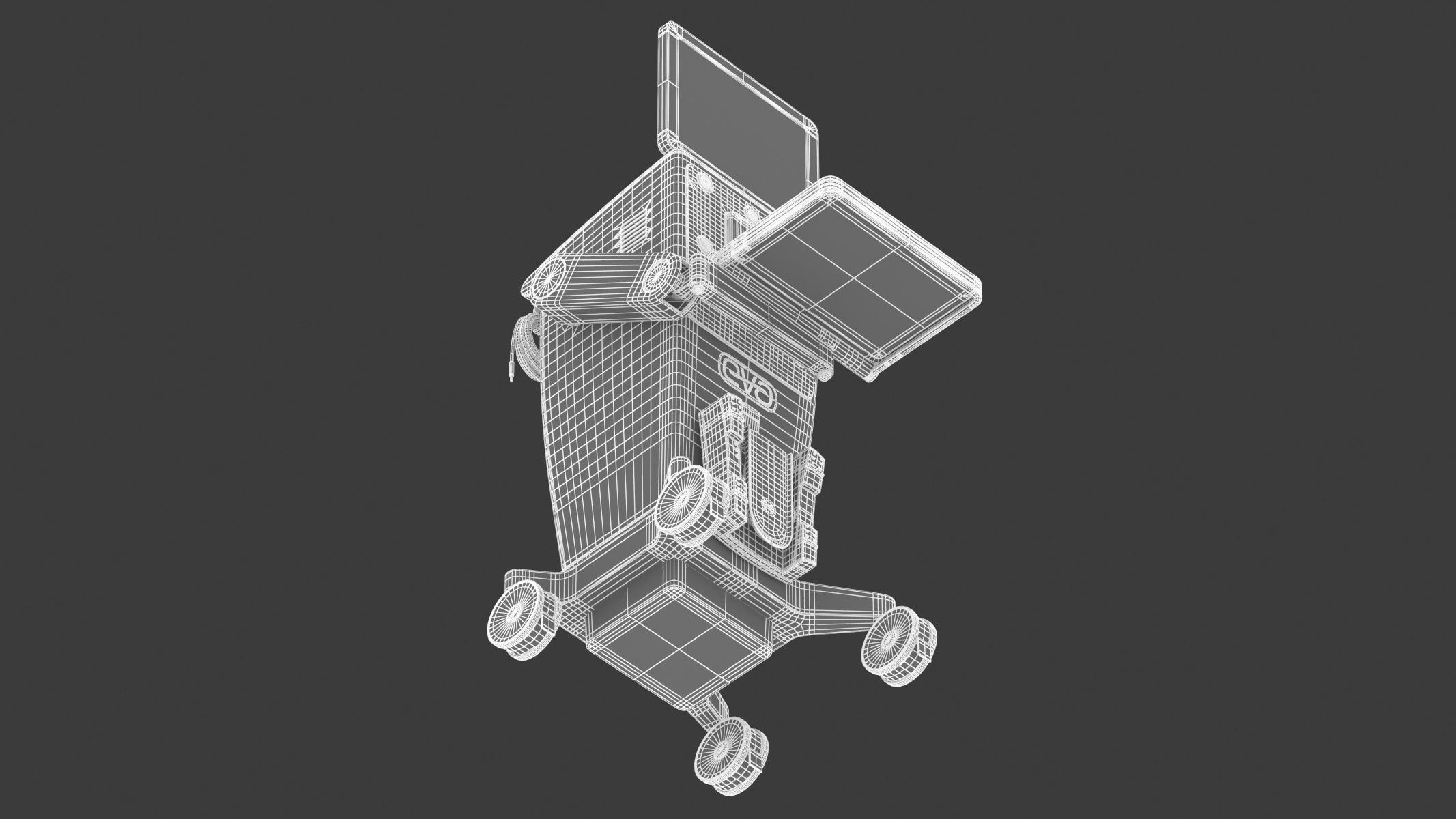 Medical Vitrectomy System 3D model_29