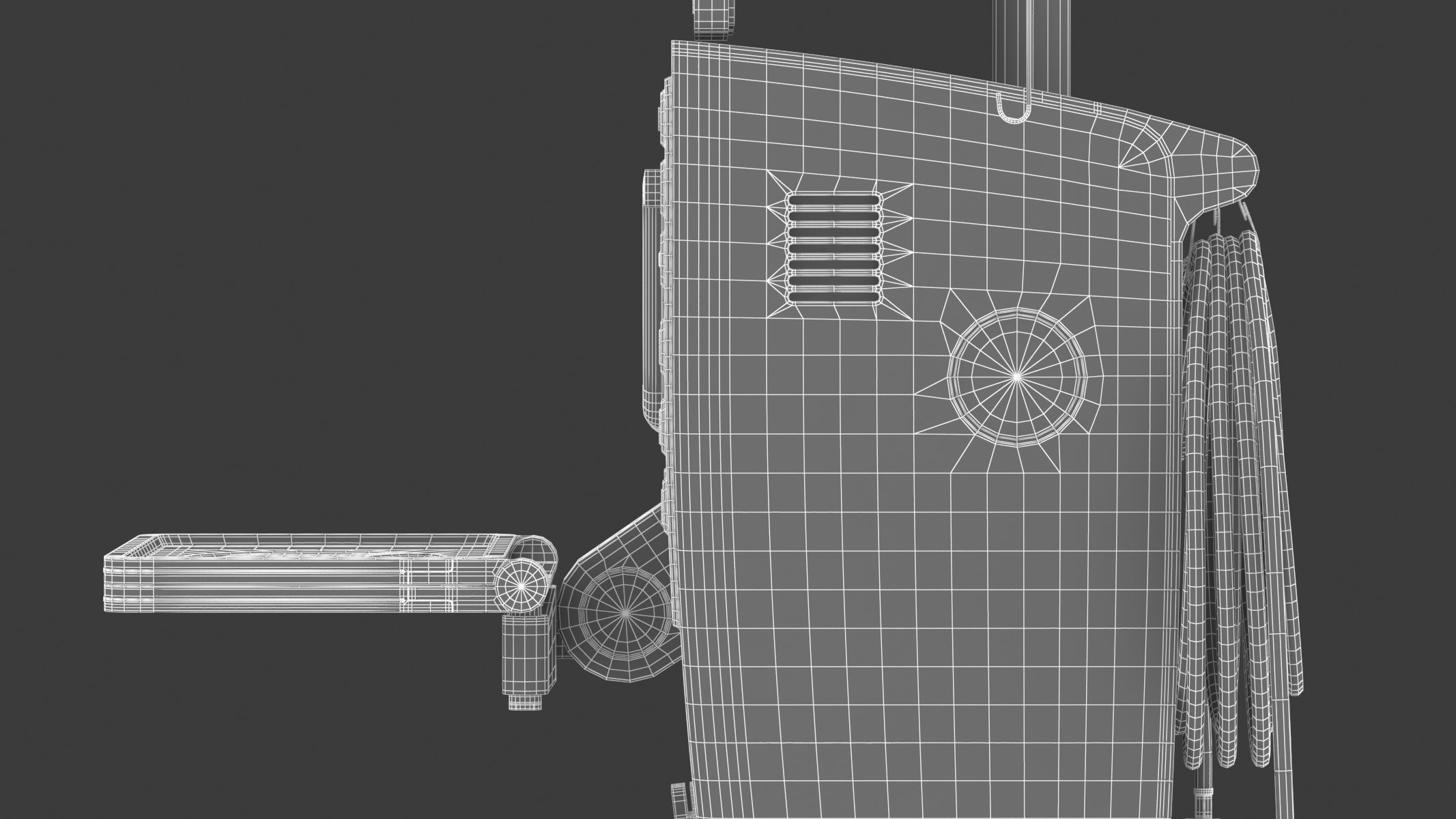 Medical Vitrectomy System 3D model_34