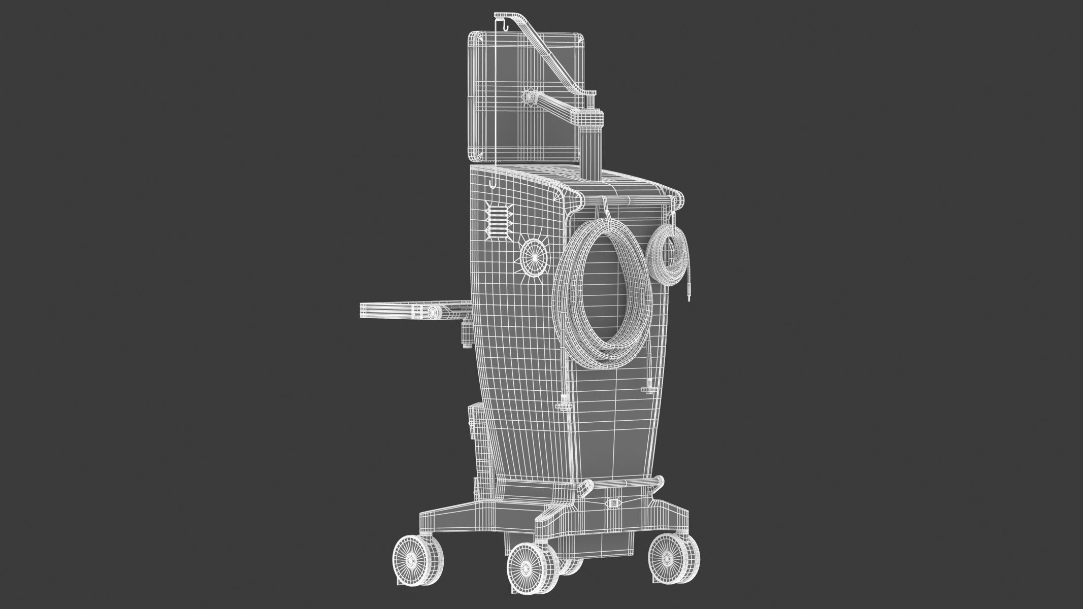 Medical Vitrectomy System 3D model_26