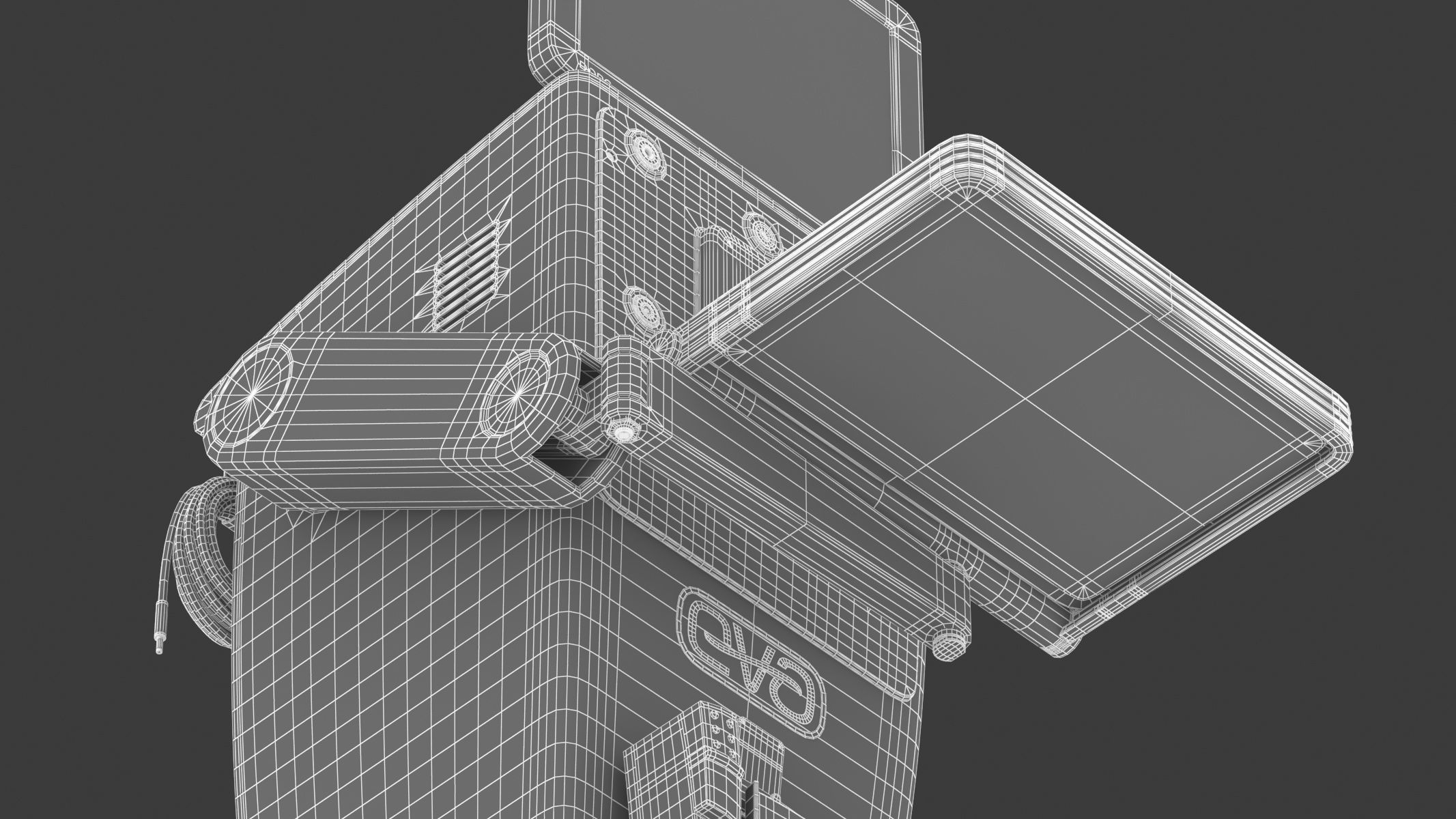 Medical Vitrectomy System 3D model_40