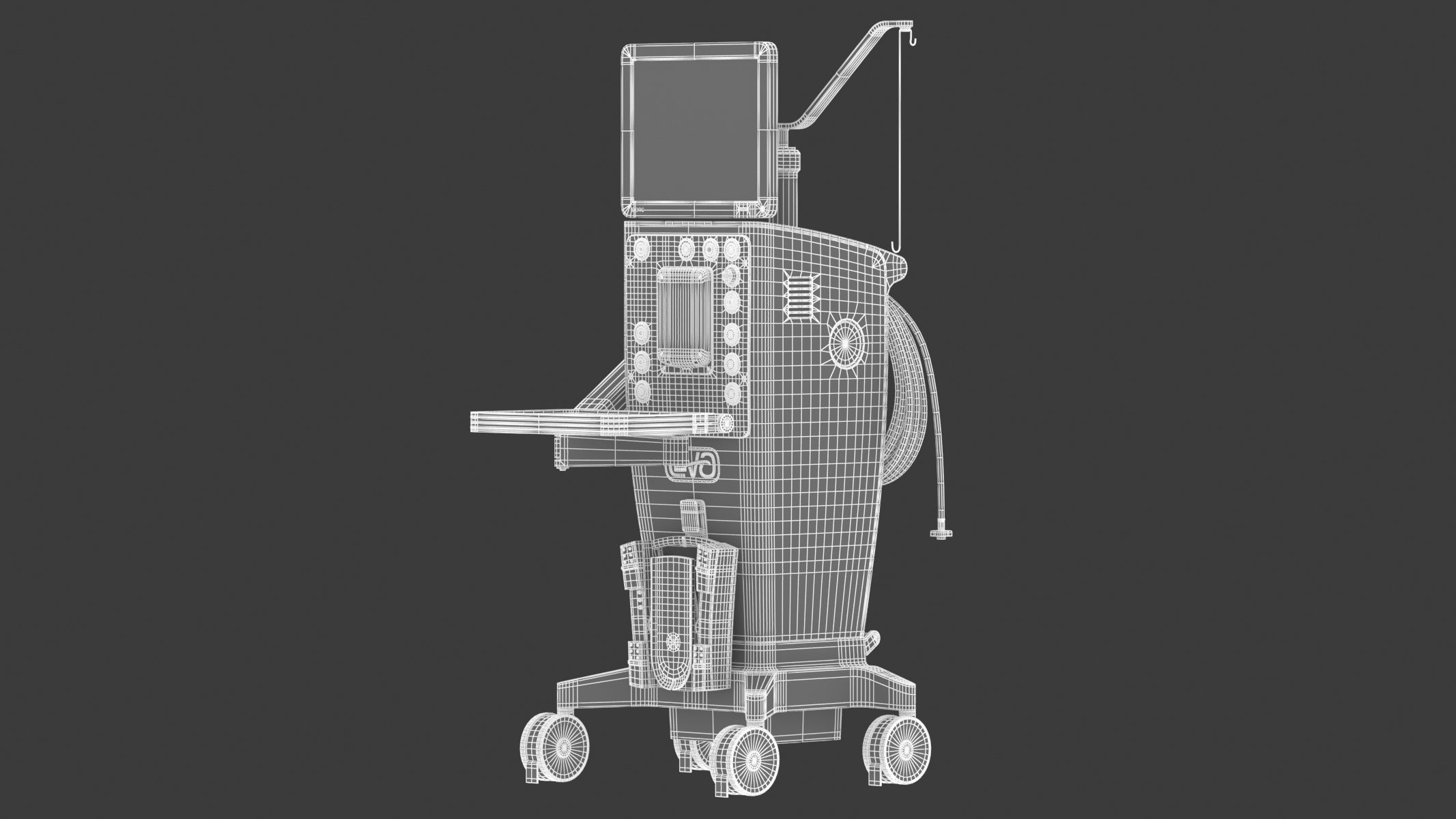 Medical Vitrectomy System 3D model_31