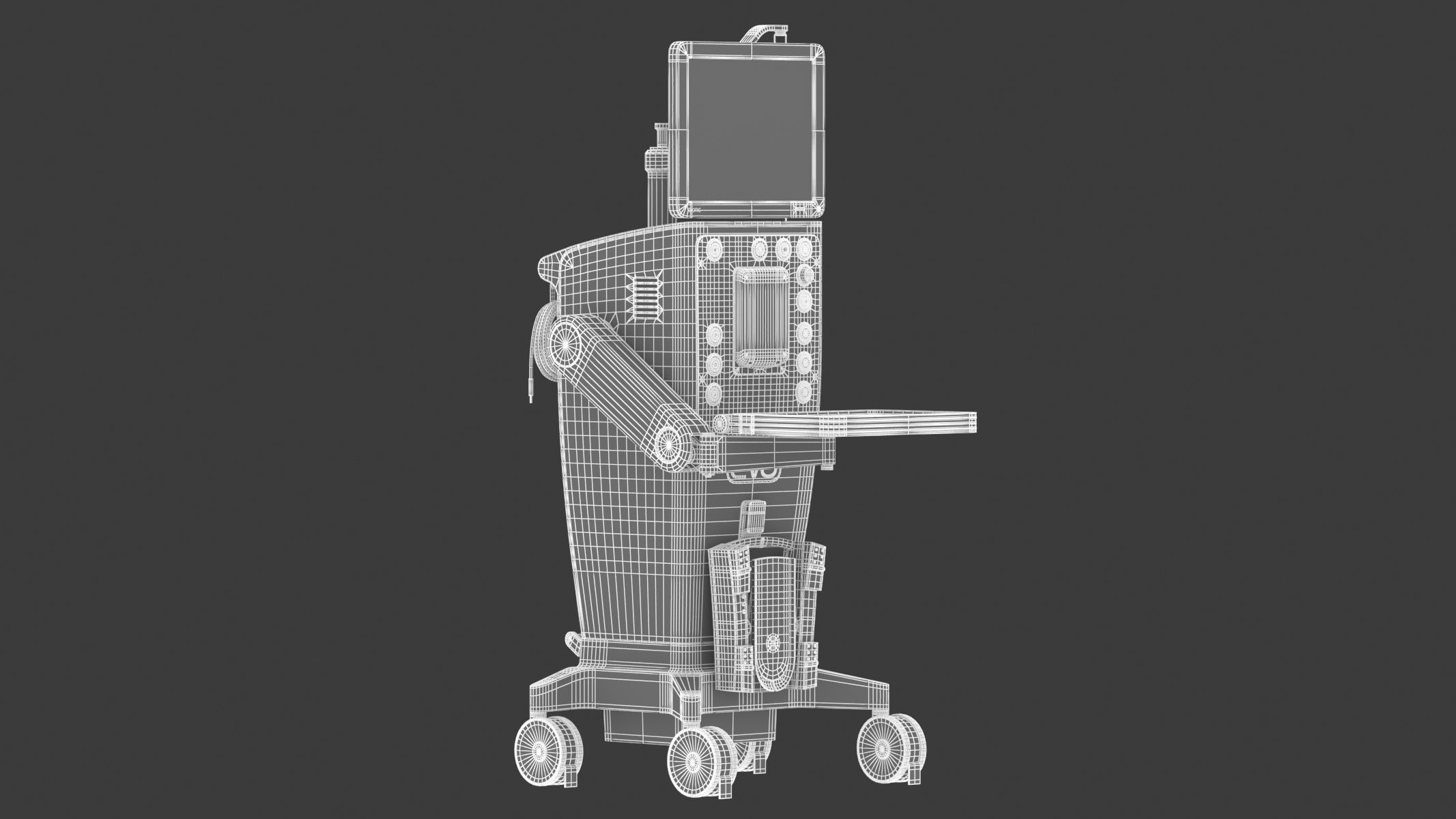 Medical Vitrectomy System 3D model_25