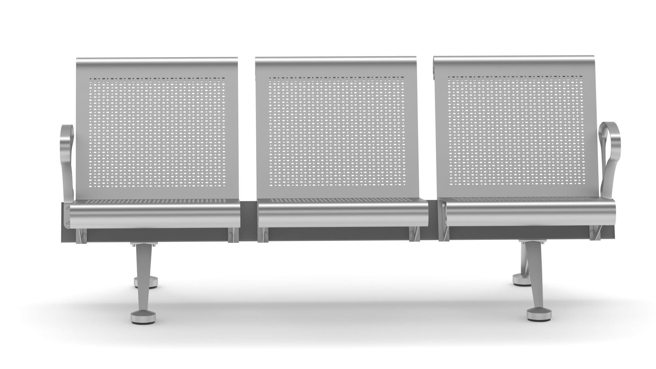 Medical Waiting Chair 3D model_8