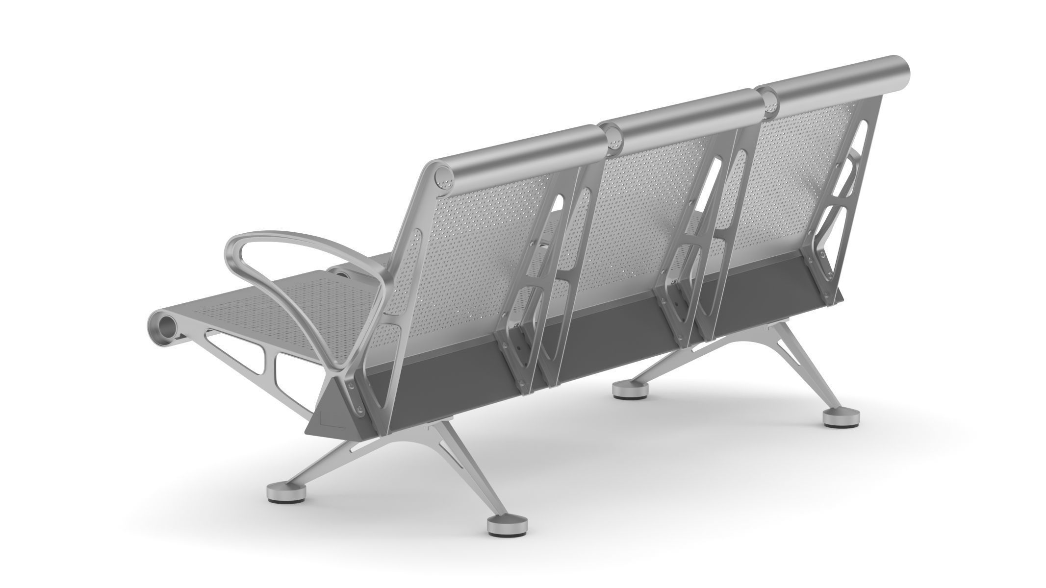 Medical Waiting Chair 3D model_5