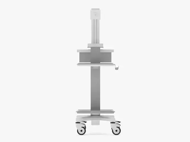 Medical Workstation Trolley 3D model