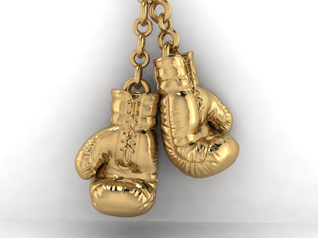 PAIR OF BOXING GLOVES 3D print model_4