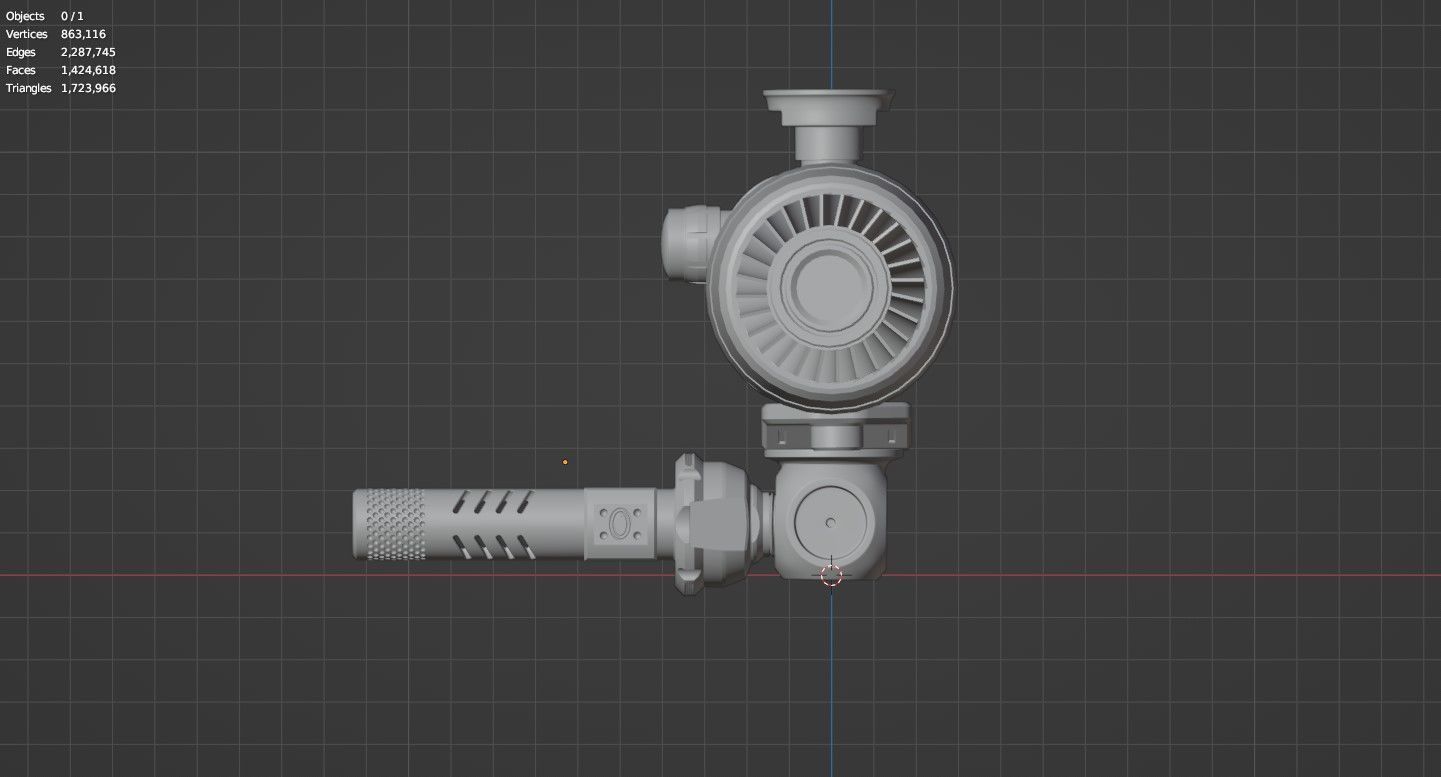 Sci Fi Drones Pack - 6 In 1 - Untextured - Highpoly  3D model_139