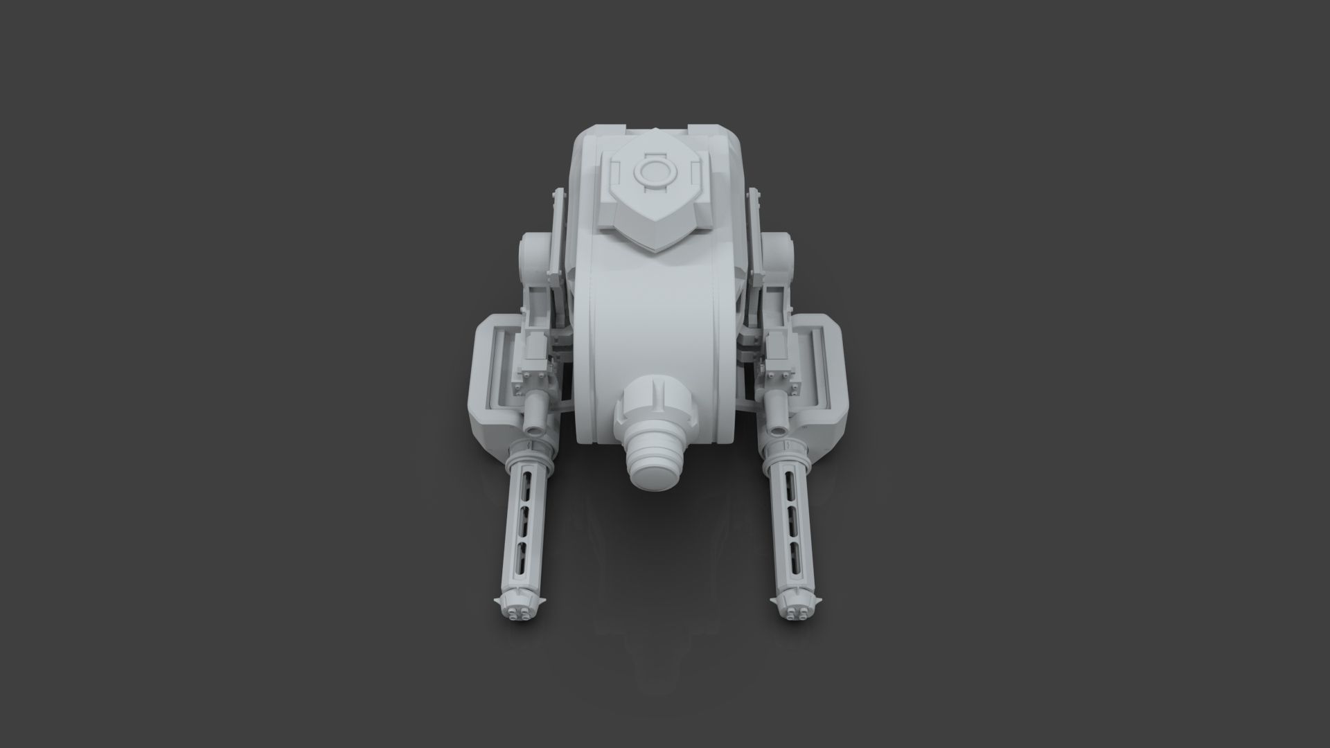 Sci Fi Drones Pack - 6 In 1 - Untextured - Highpoly  3D model_27